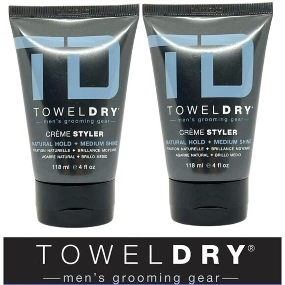 TOWEL DRY - NWT Lot of 2 Natural Hold Creme Styler (Fine Hair). 2X 4 oz Each - Picture 1 of 13